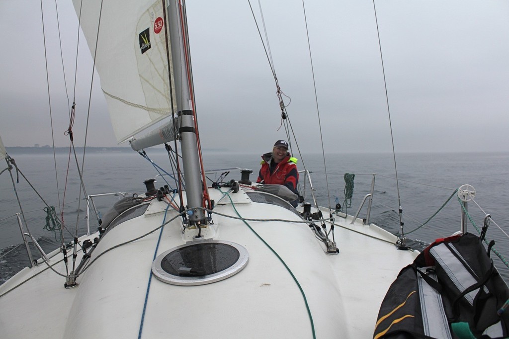One Girl’s Ocean Challenge view from the bow © Guy Perrin http://sail-world.com